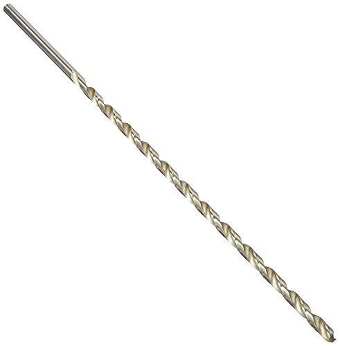 Drill america dwddl series high-speed steel extra long length drill bit, black for sale