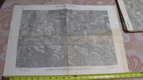 Cedar County Iowa Vintage Topographical Maps 1-43 Agriculture Topography Set Lot