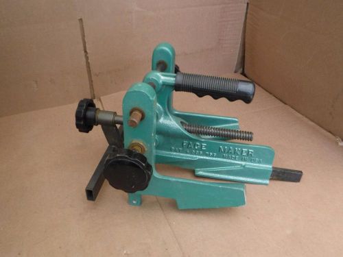 NICE BLOUNT FACE MAKER - POCKET HOLE JIG FACEMAKER - CLAMP DRILL - MADE IN USA
