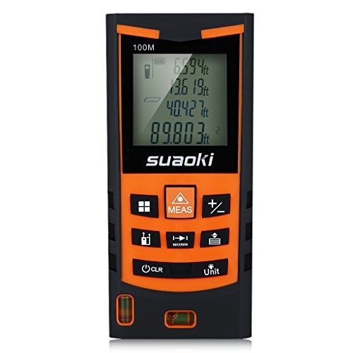 SUAOKI Suaoki S9 330ft Portable Laser Measure Laser Distance Measurer with