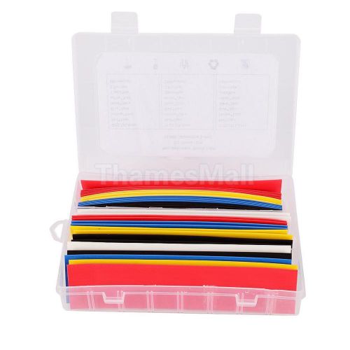 30pcs Assorted 2:1 Heat Shrink Tube Wire Wrap Electrical Insulation Sleeving
