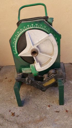 GREENLEE 555 PIPE BENDER. IT COMES WITH THE 2&#034;, EMT BENDING SHOES WITH TH