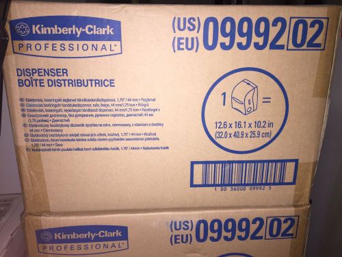 2x kimberly-clark professional electronic touchless roll towel dispensers 09992 for sale