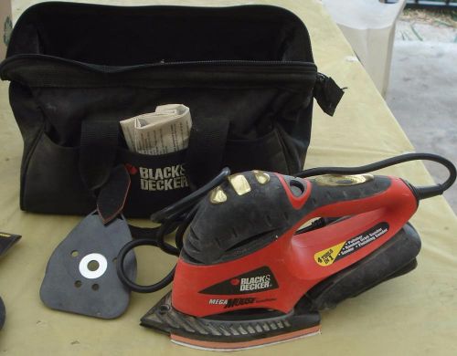 Black &amp; Decker Multi-Sander/Polisher MS700G - Genlty Used - VGC  With Carry Case