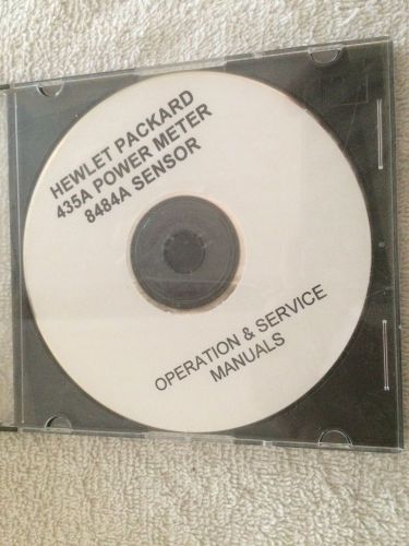 Hewlet Packard 435A and 8484A Operation and Service Manuals