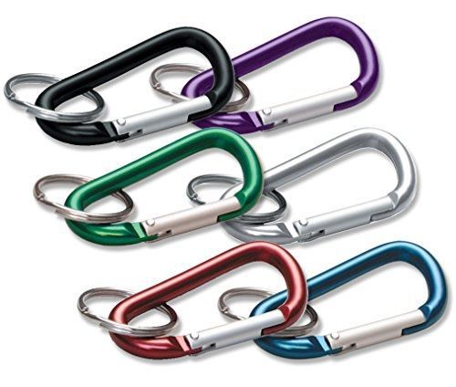Lucky Line C-Clip Key Chain (Large); Assorted Colors; 1 Per Card (46101)