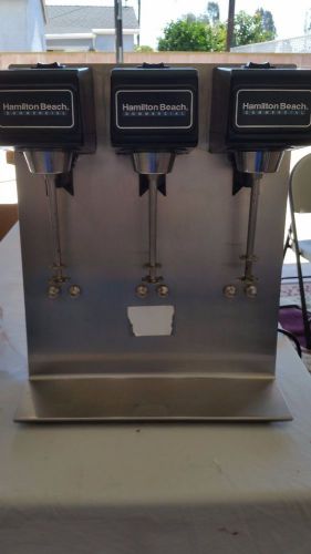 Hamilton Beach 3 Head Milkshake Mixer Blender Malt Maker Drink Machine 950