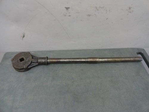 Toledo 1&#034; square drive manual pipe threader ratcheting ratchet #2 for sale