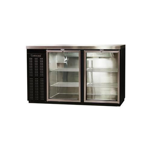 Continental Refrigerator BBC59-GD Back Bar Cabinet, Refrigerated