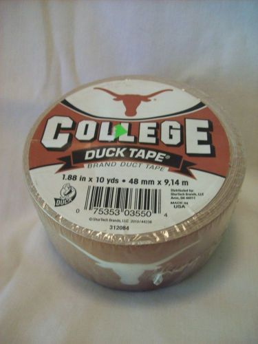 Duck Brand Texas Longhorns College Logo Duct Tape, 1.88-Inch by 10 yards New