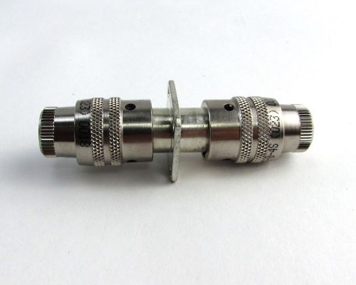 Nos feed-thru hermetic connector w/ mating plugs ptbh-8-4 &amp; pt06e8-4s(023) 20awg for sale