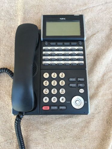 NEC DTL-12D-1 BK TEL DT300 Phone DLV(XD)Z-Y(BK)