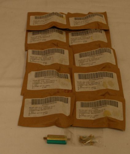 M24308/2-3, DB-25S, SBMA-25S, 25 PIN Female connector, Lot of 10