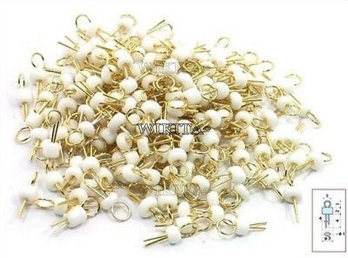 50pcs white gold tone soldering pcb board breadboard test point pin new #2066451