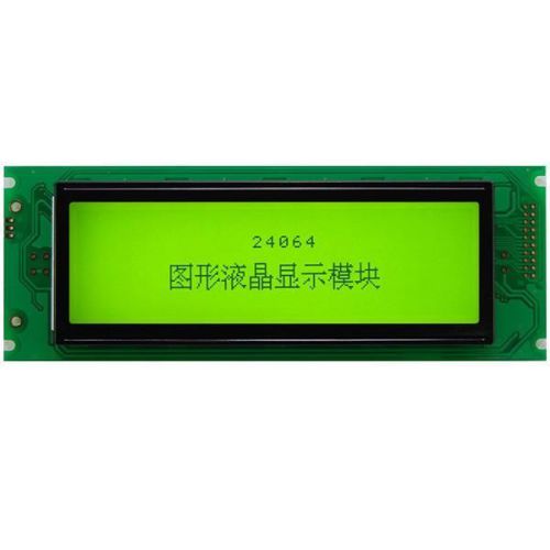 24064 240*64 240x64 Graphic LCD Module Display LCM Yellow/Green  Mode White BLU