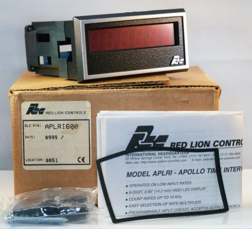 RED LOIN, APLRI600, APOLLO Process Control Meter, Tachometer
