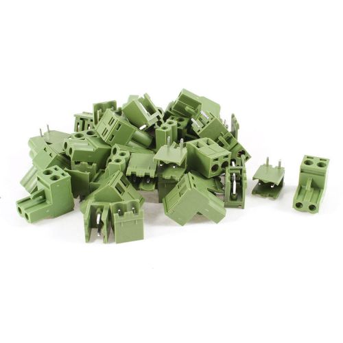 20 pcs ac 300v 10a 5.08mm pitch 2 pin screw pluggable terminal block gy for sale