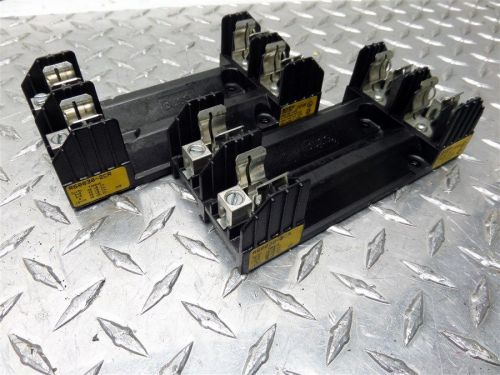 PAIR OF BUSS R60030-2CR 600V 30 AMP FUSE BLOCK HOLDER