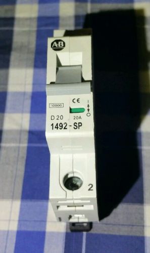 New Allen Bradley 1492-SP1D020 Miniature Circuit Breaker 20 Amp 1P *No Box*