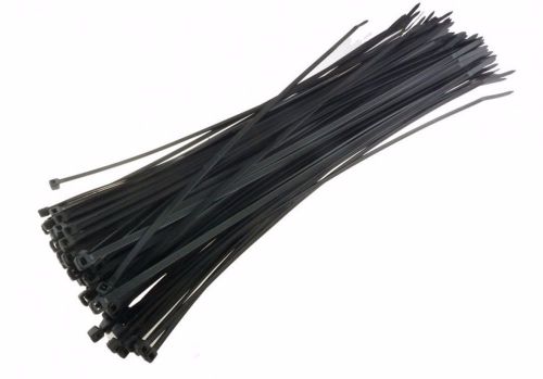 BURNDY UNIRAP BLACK CABLE TIES CT120400LO 50 COUNT NEW IN PACKAGE 120LB 6-6