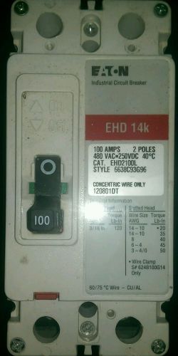 EATON 100 AMP 2 Pole Breaker