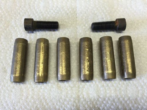 Threaded brass ground rod 5/8&#034; coupler w158c (this is for all 6!) for sale