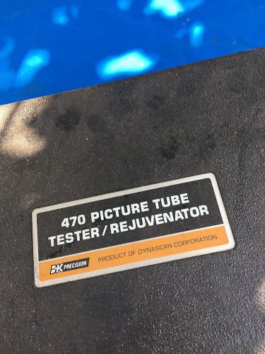 Bk precision 470 crt tube tester rejuvenator dynascan for sale