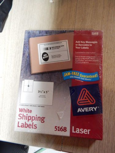 Avery Shipping Labels No. 5168 3 1/2 x 5 100 pack