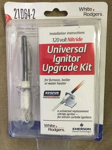 White Rodgers 21D64-2 Universal Ignitor Upgrade Kit 120v Nitride