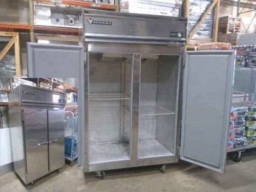 Used victory 2 door stainless steel freezer for sale