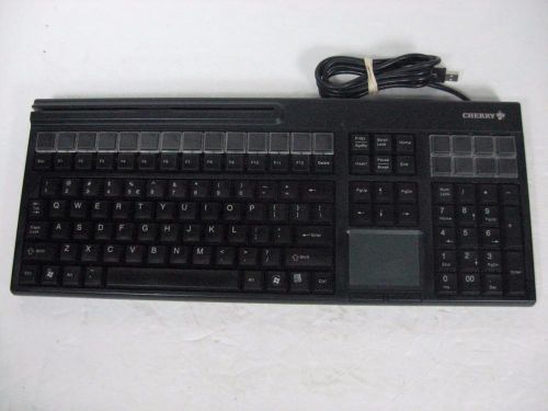 Cherry LPOS G86 Point of Sale Keyboard w. trackpad &amp; card reader. v. good cond.