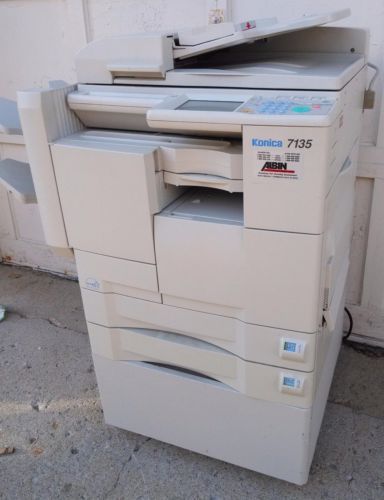 Konica minolta 7135 bizhub workgroup document system color copier polymerized for sale