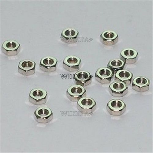 20 pcs m3 dia 3mm hex screw nut stainless steel nuts good quality diy #7022763 for sale