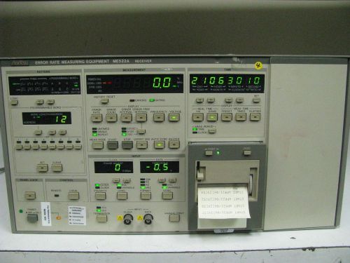 Wiltron Anritsu Error Rate measuring Equipment ME522A Receiver FJ1