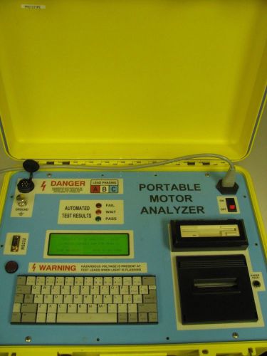 Portable Motor Analyzer - Version 4.02 - No Test Leads - FL12