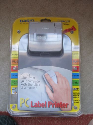 Casio PC Label Printer KL-P1000-L, Mousepad Label Maker,  EZ-Label, USB