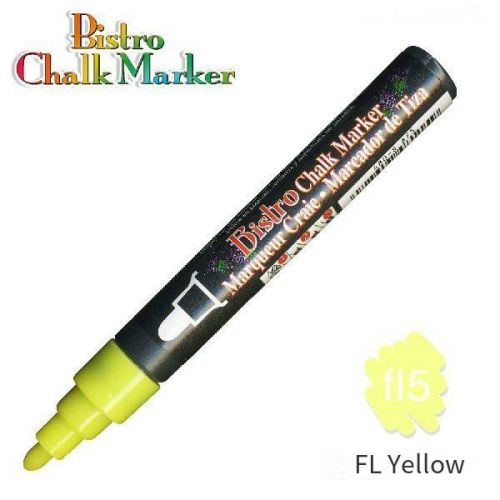 MARVY Uchida Bistro Chalk Marker FL Yellow 480-S-F5 from Japan