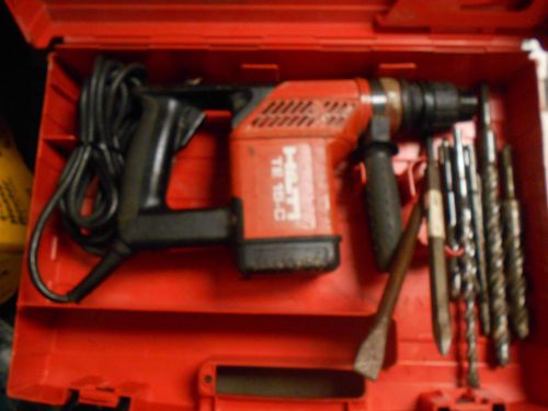 Hilti TE15C Chipping/Hammer Drill with 9 Bits