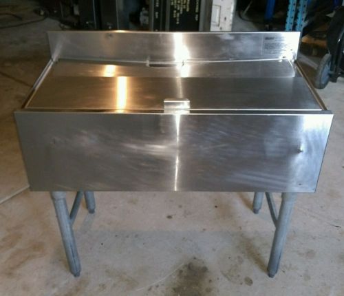 Eagle stainless steel 36&#034; insulated ice bin for sale