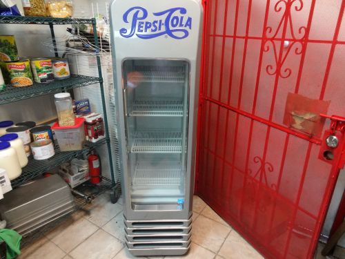 Frigoglass pepsi cola single glass door cooler refrigerator - model: classic us for sale