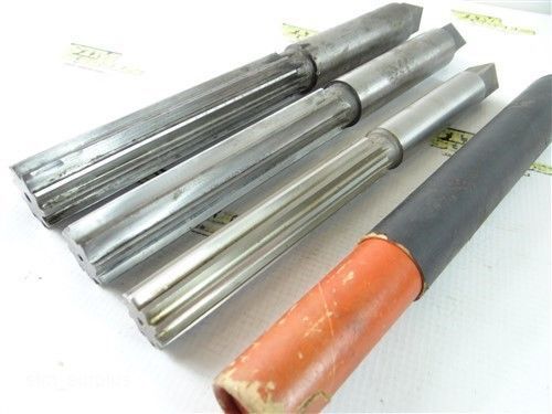 Lot of 3 hss heavy duty hand reamers 15/16&#034; to 1-15/64&#034; standard and morse for sale