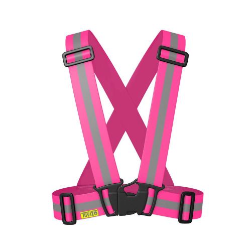 Tuvizo Reflective Vest for High Visibility 24/7 Pink L/XL