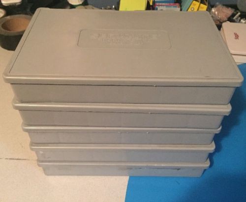 5 Serv-A-Lite Fastener Hardware Store Plastic Organizer Garage Storage Boxes #2
