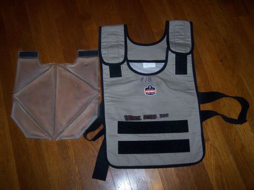 Ergodyne work gear chill-its  vest and kool pak large for sale
