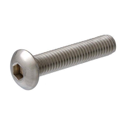 Crown bolt 50524 1/4 inch-20 x 1 inch button-head chrome coarse thread socket for sale
