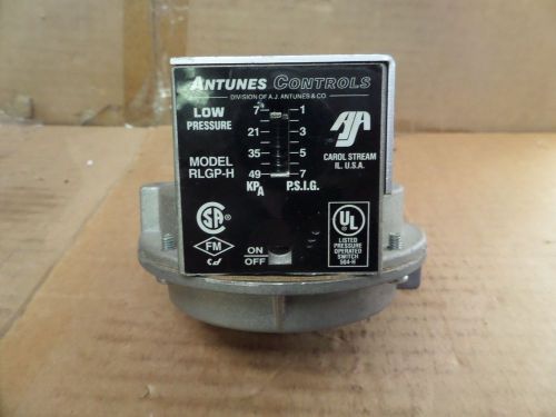 Antunes controls pressure gas switch rlgp-h rlgph 7 psig 49 kpa new for sale