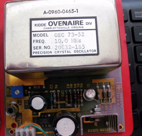 Hewlett Packard ovenized 10 MHz oscillator assembly fully tested and calibrated