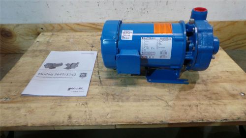 Goulds 2bf50712 3/4 hp 3500/2900 rpm 115/230vac centrifugal pump for sale