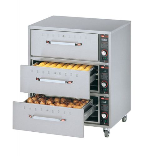 Hatco 29.5&#034;w three drawer food warmer 1350 watts freestanding - hdw-3-120-qs for sale