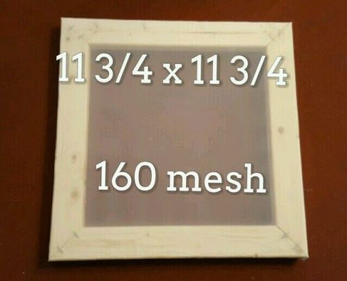 SILK SCREEN FRAME for screen printing 113/4 x 11 3/4  WITH HIGH QUALITY MESH 160
